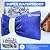 Outdoor Faucet Covers for Winter Freeze Protection, Hose Bib Covers for Winter, Water Spigot Cover Winter Insulated, 2 Pack 6.7" x 9.5" Pipe Insulation Cover Socks Outside Faucet Freeze Protector Blue
