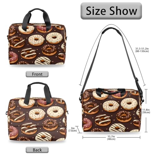 Maletín para laptop 15.6-16 pulgadas con diseño chocolate miniatura 6