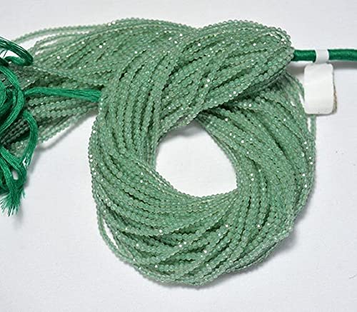 Rondelles de Green Onyx 2.40 mm pour créer vos propres bijoux d'été bohèmes et élégants