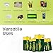 GoGreen Power (24015) Eco Friendly Alkaline 9V Batteries - No Lead, Cadmium or Mercury - Pack of 12