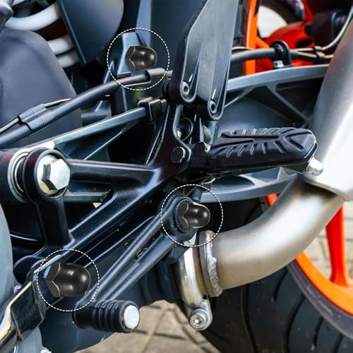 Hutmutter M8, 50 Stück Sechskant Hutmuttern Schwarz, Edelstahl Hutmutter DIN 1587 Hohe Form A2 V2A Kappenmuttern für Schrauben Mutter Gewindestange Gewindebolzen