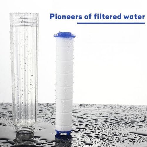8 Stück PP Baumwolle Filter für Duschkopf Entfernung von Chlorresten, PP Sediment-Kartusche gefiltert, Universal Saubere Wasserkernkern Baumwollkern für Regenduschkopf, Regenduschkopf