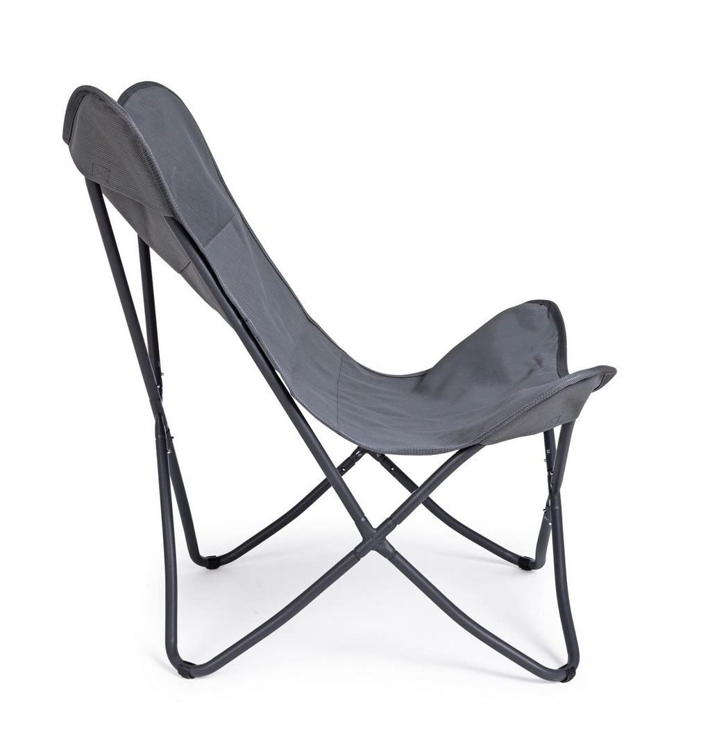 KONTE.DESIGN Poltrona BUTTERFLY Antracite
