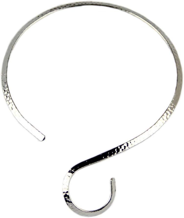 YAZILIND Colar feminino com corrente gargantilha e declaração de torque, bijuteria elegante