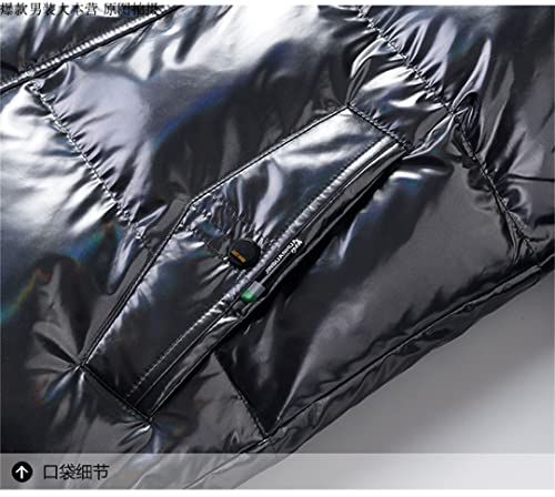 Men Thicken Warm Winter Jacket Parka Outwear Autumn Waterproof Stand Collar Hooded Coat3