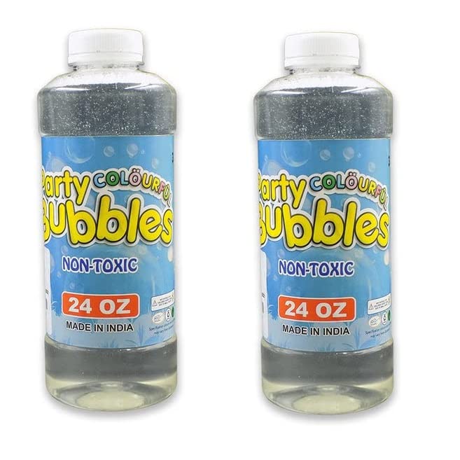 MKY® 750ml Non Toxic Bubble Gun Refill Bottle | Bubble Liquid Refill for Kids | Bubble Solution | Bubble Gun Liquid Refill | Bubble Water for Kids | Bubble Solution Refill Bottle (Pack of 2)