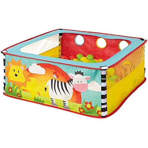 World's Apart KidActive Kids Ball Pit with Balls - Sensory Toddler Ball Pit Includes Play Balls and Sensory Bean Bags Cover