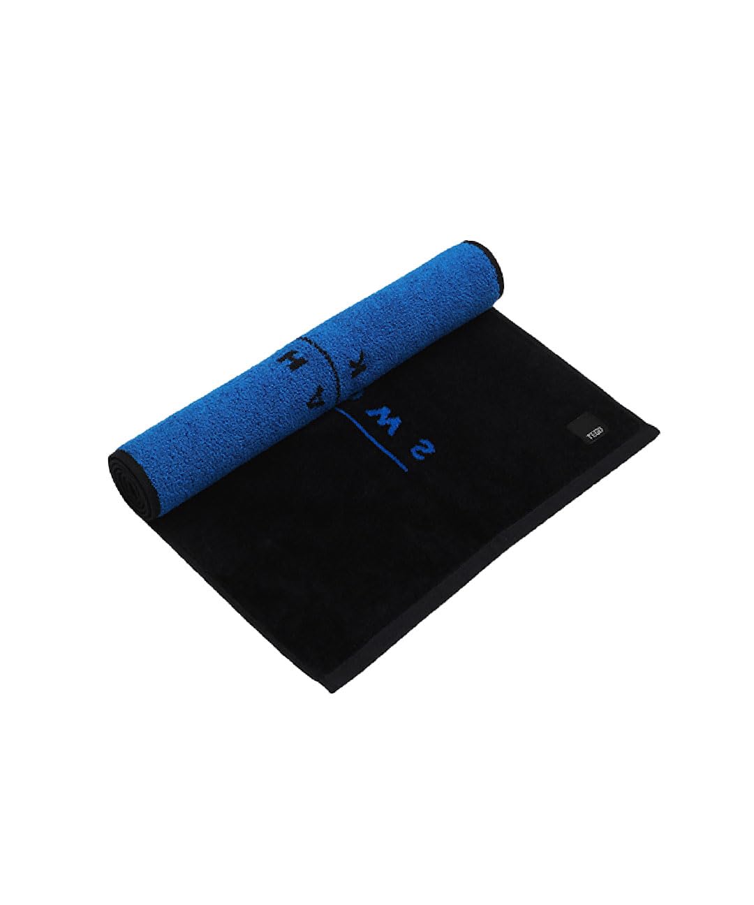 TEGO Cotton Bench Towel - Black Blue