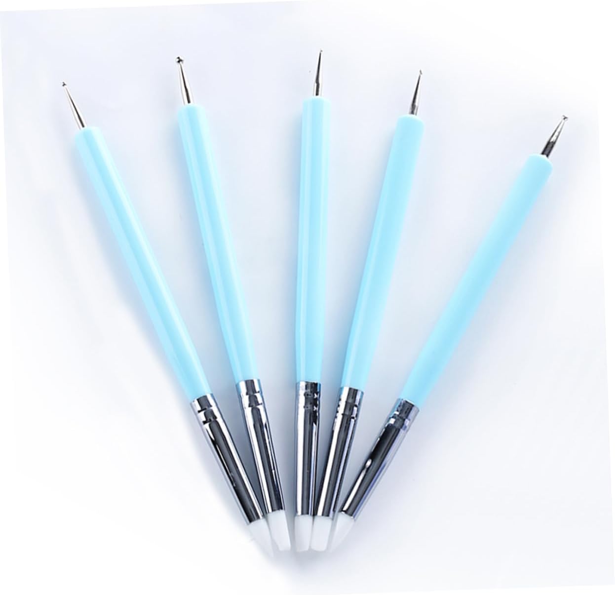 MAGICLULU 5pcs Soft Tip Embossing Stylus Set Cake Baking Carving Pens for Detailing Pattern Tracing