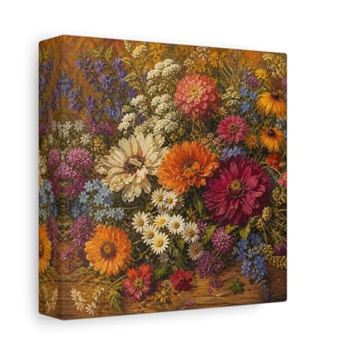 Toile impressionniste fleurs sauvages pour infuser de la poésie dans votre déco