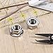 4 PCS 1.75mm Flange Nut Metric Fine Pitch Hexagonal Flange Nuts Flanges Nuts Hex Types Serrated 304 Stainless Steel