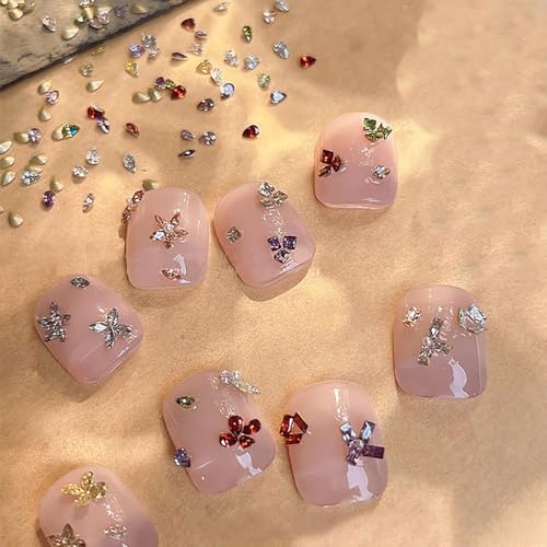 Jaliya JLA0280 200Pcs Tiny Zircon Rhinestones For Nails 3D Pointed Bottom Nail Rhinestones Nail Diamonds Colorful Nail Gems And Rhinestones thumb #2