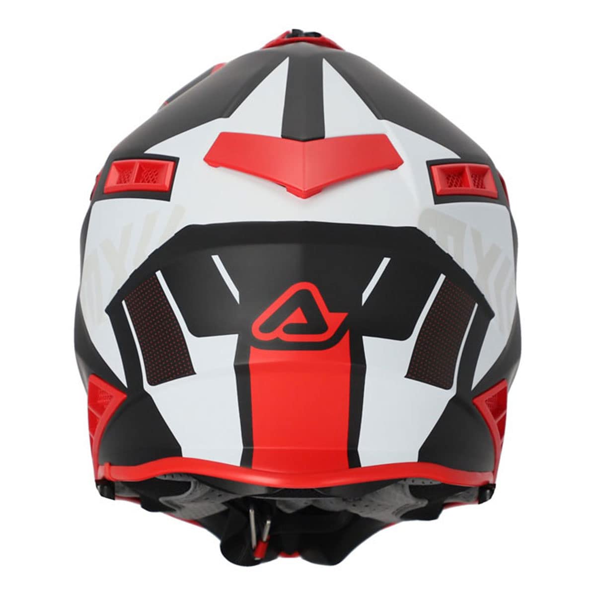 Acerbis Casco X-Track 2206, Nero/Rosso, Taglia M – Omologazione ECE 22-06, Sicurezza E Stile Per La Tua Moto