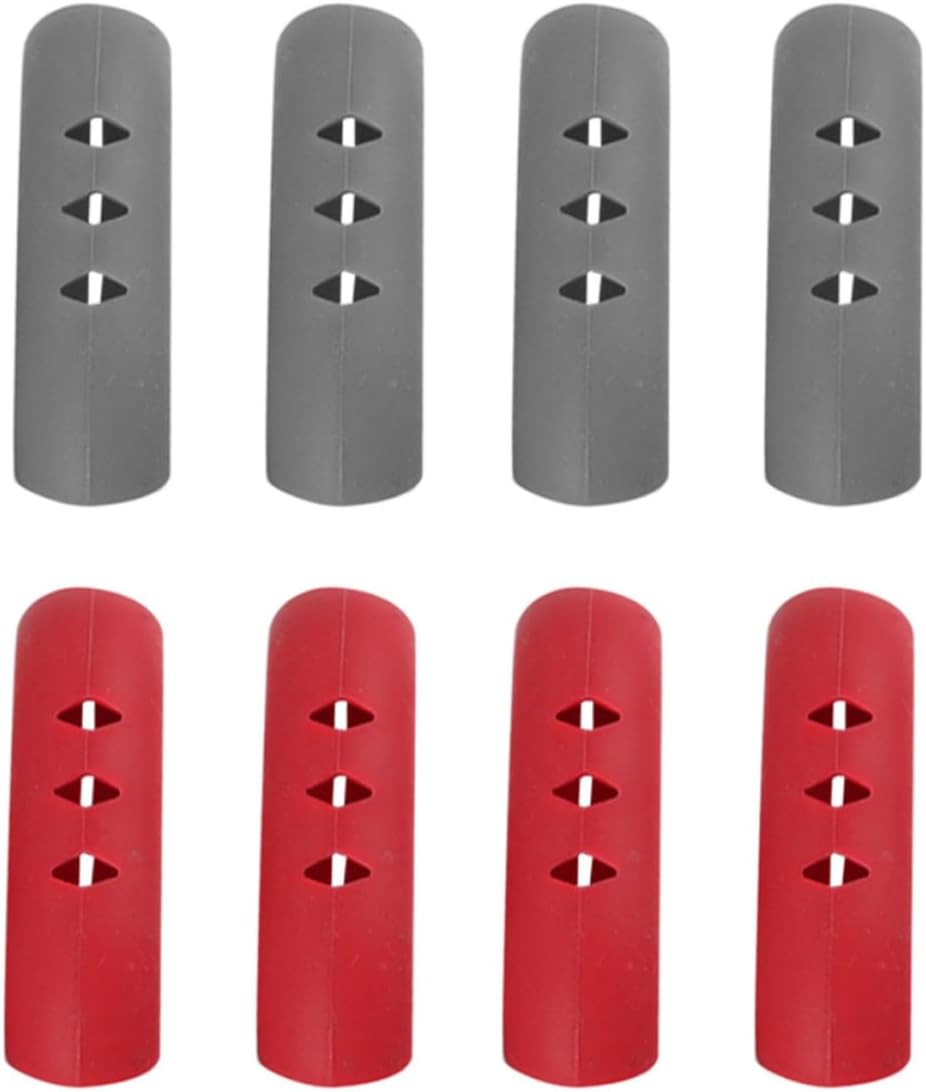 Silicone Pot Handle Covers Ear Covers 8pcs Heat Resistant Pot Protective Sleeves Easy to Clean Non Slip for Cooking and Kitchen Use