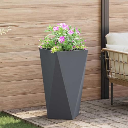 Bac à plantes résistant acier pour aménagement terrasse durable - 3