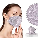 ✦💕Material transpirable y lindos patrones que lo hacen útil y de moda.Cómodo de usar: Con ganchos de oreja elásticos y extensibles para un ajuste cómodo, puede ajustar libremente la longitud del gancho de oreja según sea necesario. Comodidad de uso suave que no dañará tus oídos aunque lo lleves durante mucho tiempo.