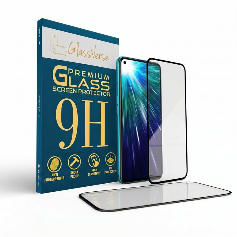 Image of GlassVerse PureView Tempered Glass for Vivo Z1 Pro | Crystal Clear, 9H Hardness Screen Protector, Edge to Edge, Case Friendly, Hassle-less Installation Kit Included. (Pack of 2)