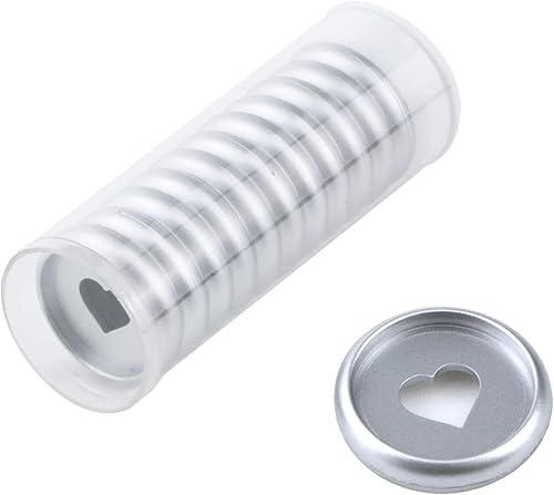 HEVSTIL 11 discos expansores de plástico con forma de corazón, discos de plástico para carpetas de hojas sueltas, suministros de álbumes de