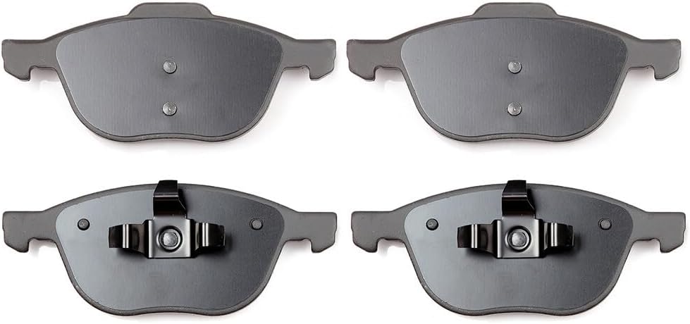 ECCPP D1044 Front Ceramic Disc Brake Pad Set For Ford For Focus 2004-2007 | For Ford For Focus 2012-2018,For Escape 2013-2019,For Ford For Transit Connect 2014,For Mazda 3 2004-2013;4PCS;w/Hardware