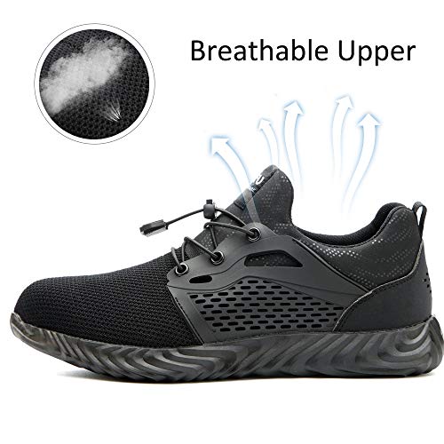 Image of SUADEX Steel Toe Shoes for Men Women Indestructible Work Safety Sneakers