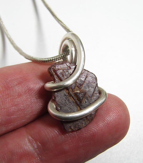 July Birthstone Pendant- Rare Merlin's Mine Blood Red Ruby Etched from the Merlin's Crystal Mine in Mysore, Karnataka, India! #18