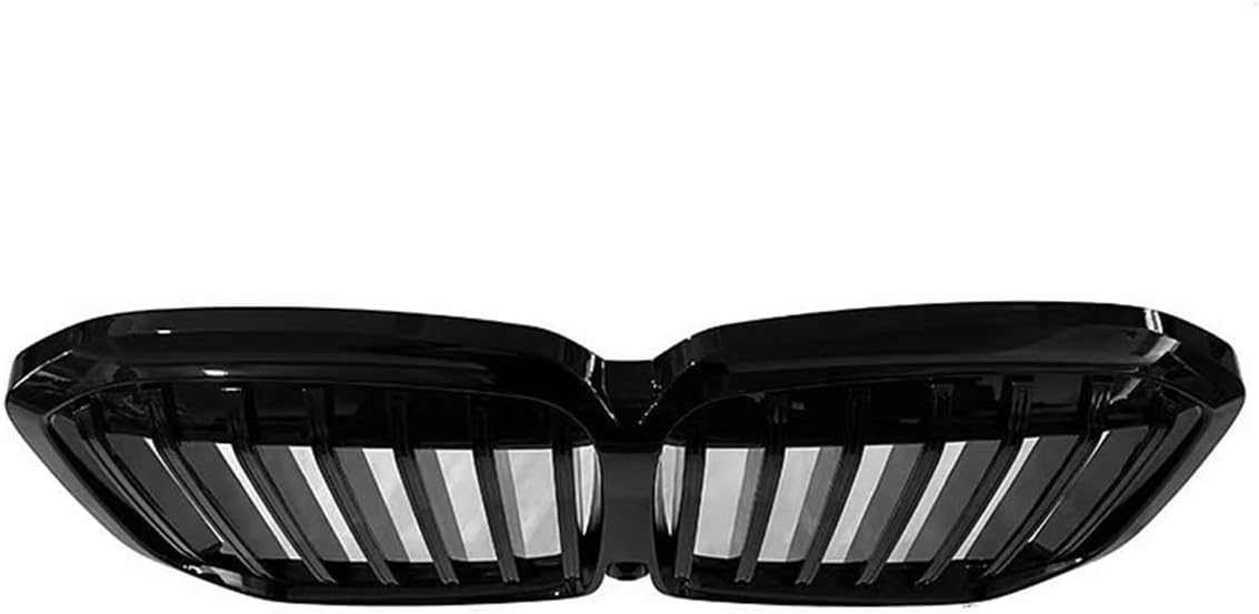 Front Grill Fit for 2023 2024 BMW X7 G07 LCI Front Grill Replacement Front Bumper Grill Front Kidney Grille for BMW Accessories Single Slat Glossy Black