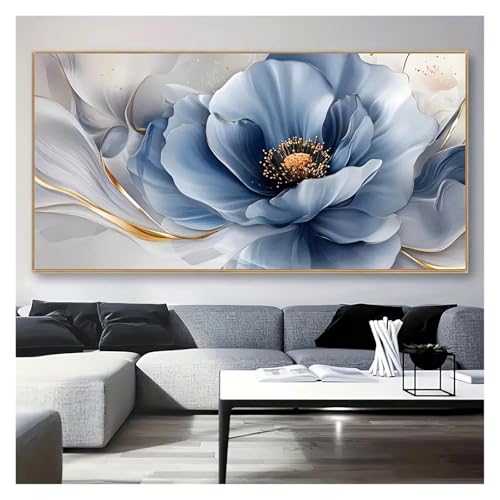 Impression sur toile XENITE affiche florale vintage sans cadre pour salon 40x80cm - 4