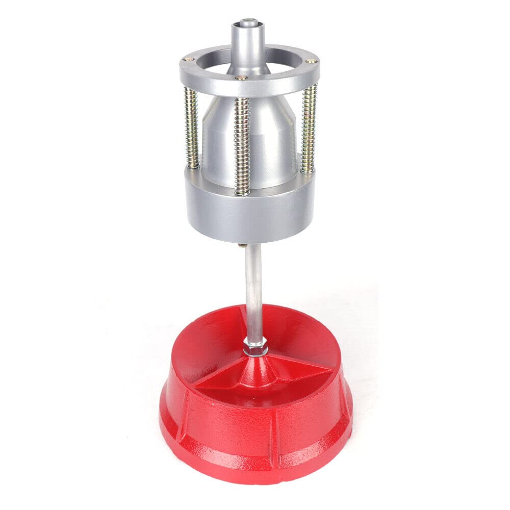 Tyre Balancing Machine, Motorcycle Tyres Car Truck Balancing Device, Portable Hubs Wheel Tyre Balancer, Removable Balancing Machine, Stable Base, Red Silver