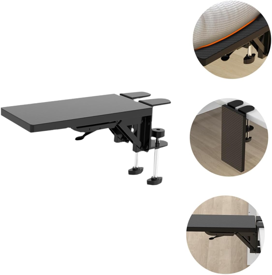 Desk Wrist Rest Wooden Computer Hand Bracket Elbow Support Board Abs Alloy Easy-fold Space-Saving Design