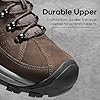 NORTIV 8 Men's Low Top Waterproof Hiking Trekking Shoes Outdoor Work Shoes,Size 9.5,Dark Brown,NMUMHI2501 #1