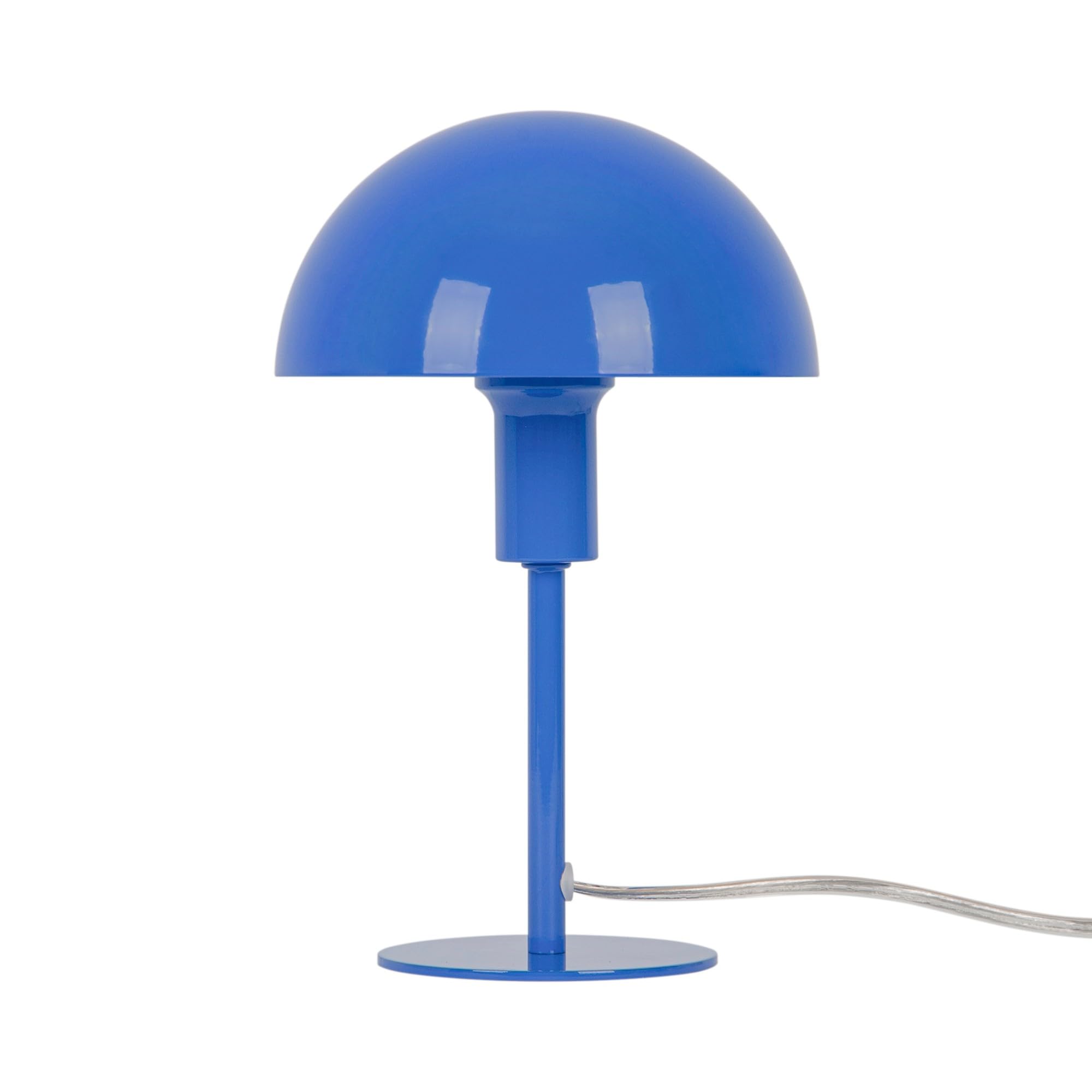 Nordlux Blue Ellen Indoor Table Lamp Metal E14 Dome Shade - Living Room, Bedroom, Bedside Mains Powered, Ip20