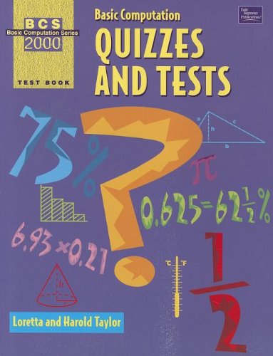 Basic Computation Series 2000 : Test Book, Quizzes and Tests: Pearson ...