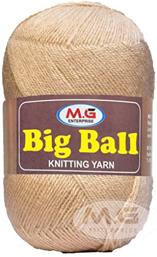 Image of M.G ENTERPRISE Big Ball Skin (200 gm) Wool Ball Hand Knitting Wool /Art Craft Soft Fingering Crochet Hook Yarn, Needle Knitting Yarn Thread dye Y Z ABCDEE