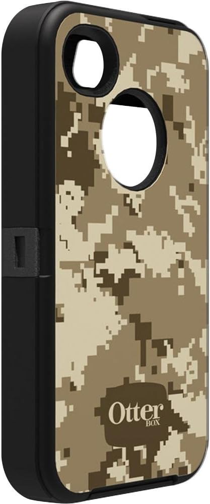 OTTERBOX DEFENDER SERIES Case and Holster for iPhone 4/4S - Retail Packaging - Graphics Digi Desert