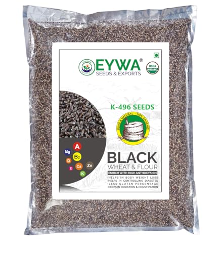 Image of Organic Black Wheat Seeds For Farming Produce Of India From Organic Farms By Eywa (5 Kg, Black wheat seeds)