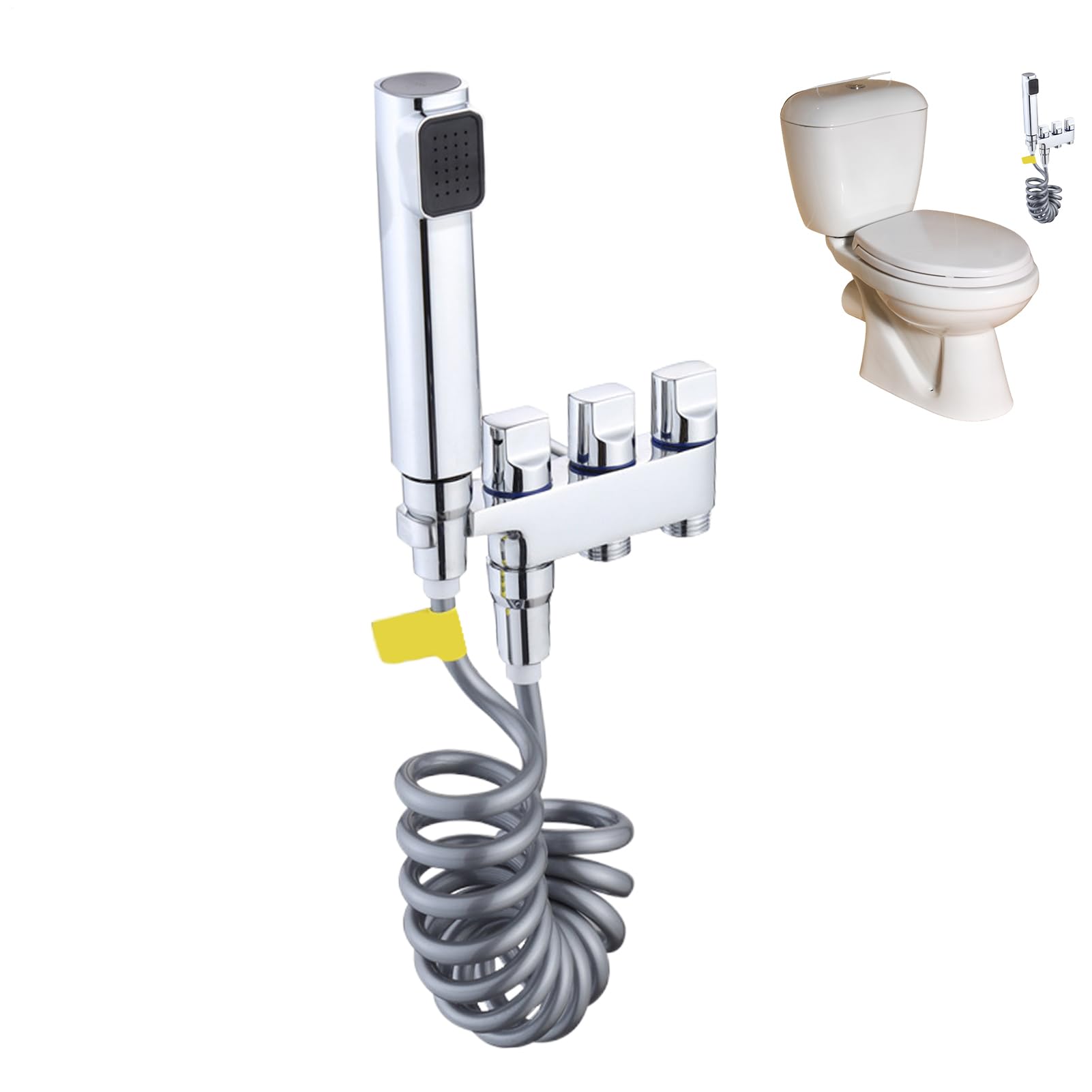 Doccia igienica portatile bidet Doccia igienica portatile per pannolini con | Spruzzatore per Bidet per il Bagno Strumento Di Pulizia Domestica Per Doccia Bebè Lavaggio