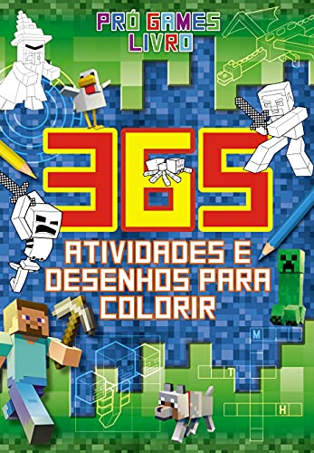 Pró Games livro 365 Atividades e Desenhos para Colorir