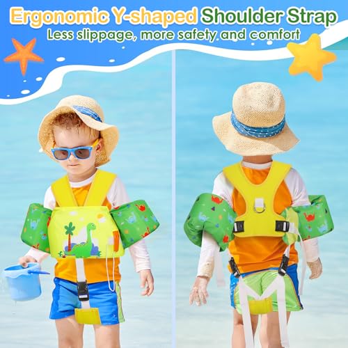 Image of MoKo Toddler Arm Floaties 20-50lbs, Swim Vest Water Wings for Kids Pool
