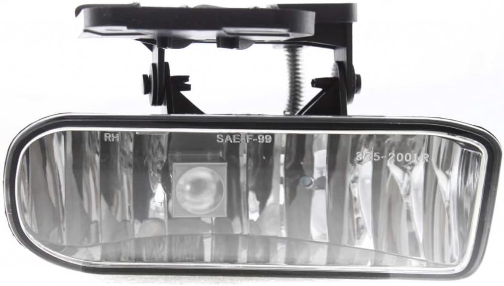 CarLights360 For GMC Sierra Pickup 1999-2002/Yukon XL 2000-2005 Fog Light Assembly Passenger Side CAPA Certified | GM2593110 | 10385055