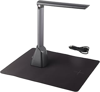 Folanda Document Camera, 5MP Auto Focus Document Scanner, USB Visualiser A4 Size, Portable Book Scanner for ID Card Picture Book, Overhead Doc Scanner for Teachers Online Teaching & Distance Learning