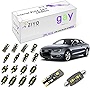 ZPL1512 - (14 Bulbs) Deluxe LED Interior Light Kit Replacement for AUDI A5 S5 RS5 (2door) 2006-2016, 6000K Xenon White Dome Light Bulbs Upgrade Error Free