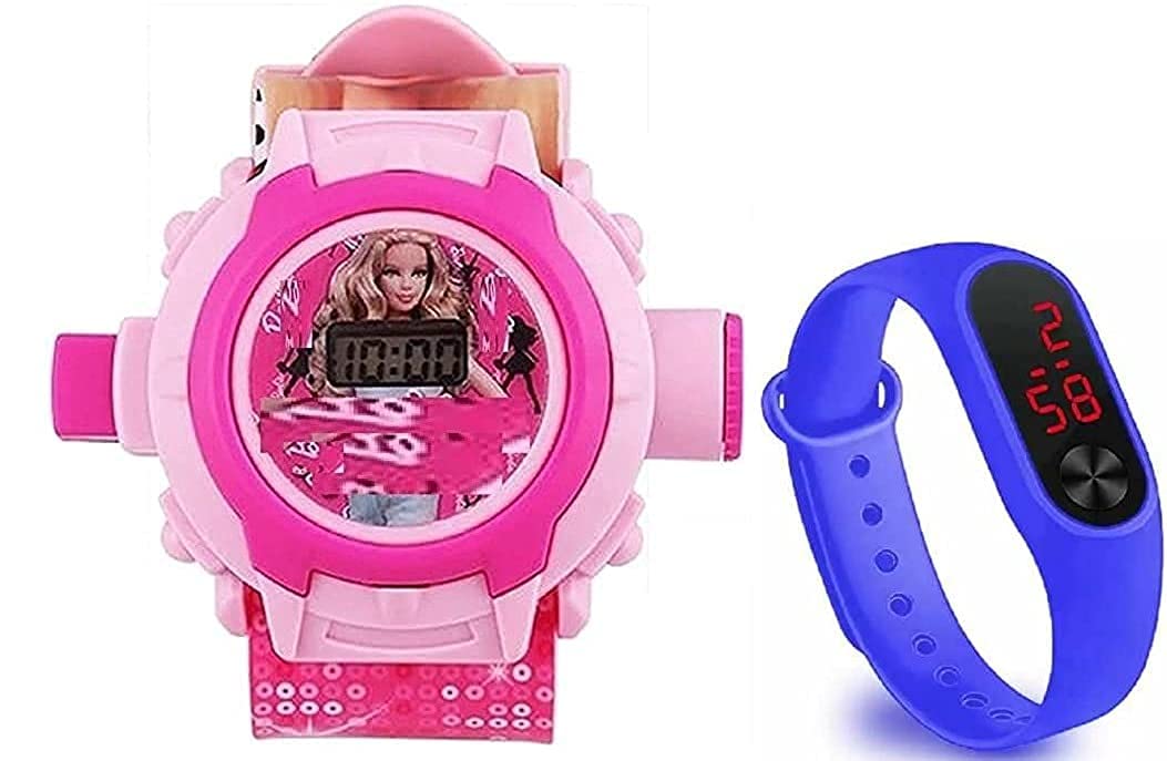 Zest4Kids - Black dial Digital 24 Images Projector Pink and led - Blue Boys and Girls Watch (Combo of 2) (B0BW15KXLP) Amazon Price History, Amazon Price Tracker