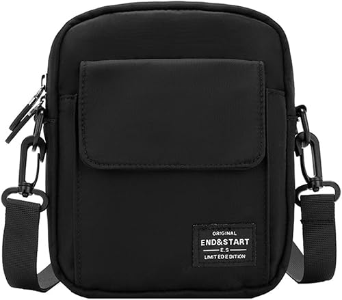 chinatera Bolso bandolera pequeño para hombre para teléfono celular, mini bolso cruzado de hombro para hombres