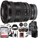 Sony FE 16–35 mm F2.8 GM II Wide-Angle Zoom Lens (SON163528GM2) – Compact G-Master Optics for Full-Frame Stills & Video + 64GB Memory Card + Filter Kit + Backpack + More