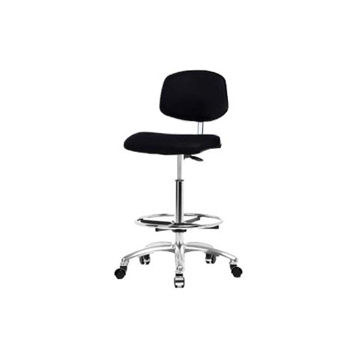 Chaise salle blanche vinyle bleu marine Thomas Ecom Clr-vmbch-cr-nf-rg-c8582