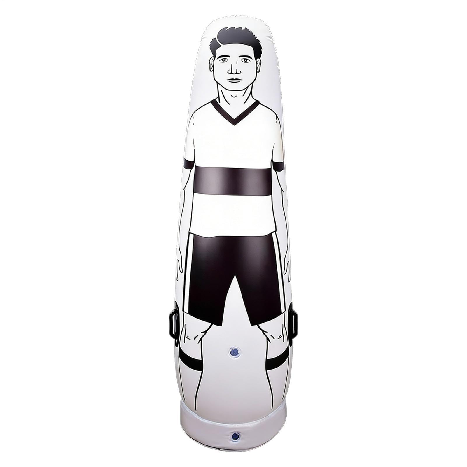 Manichino per pallone da calcio - 63/69/80 pollici, allenamento per difensore del portiere, PVC gonfiabile | Muro di difesa calci di punizione, manichino da allenamento rotolante | Strumento porta