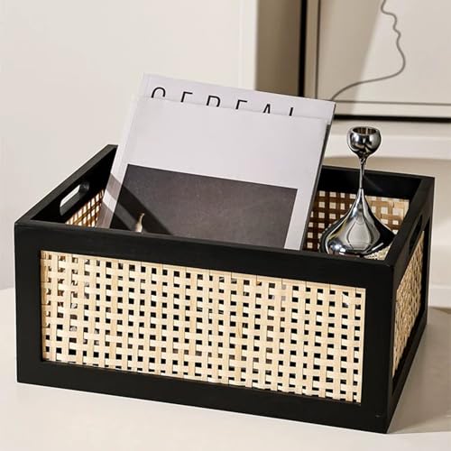 Cesta de madera resistente y almacenamiento de ropa para armarios y hogar 7