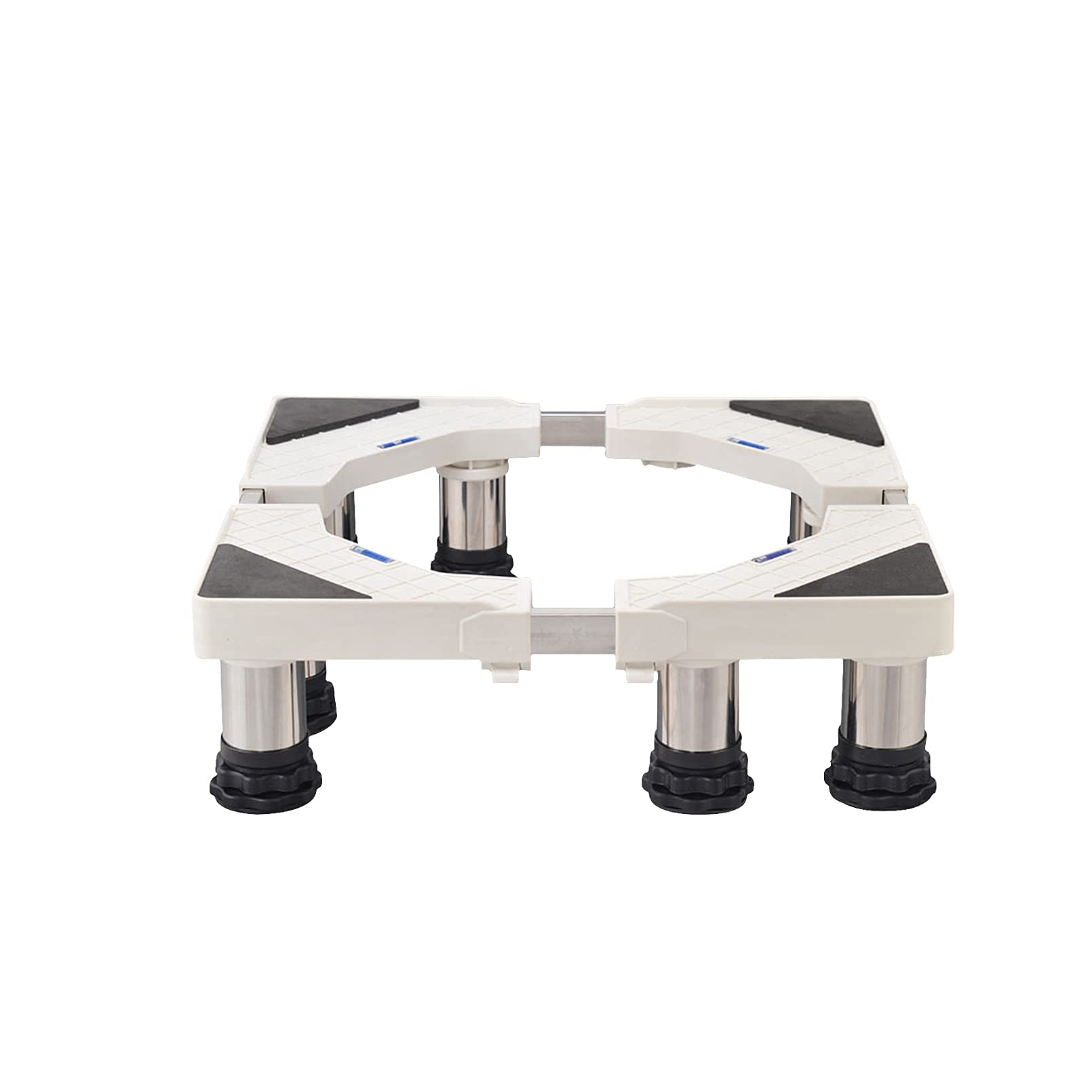 Base de soporte para lavadora, soporte antivibración, silencioso, 42-68 cm, soporte para nevera, lavadora y secadora, contenedor para plantas, 8 patas, 13-16 cm