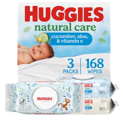 Huggies Natural Care Cucumber, Aloe & Vit E...