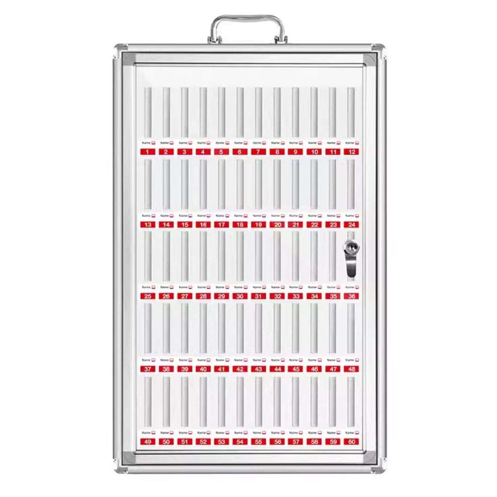 6/12/24/36/48/60 Slots Cell Phone Storage Box Mobile Phone Storage Cabinet With Lock Employee Mobile Phone Storage Locker For School And Office Ideal(60)